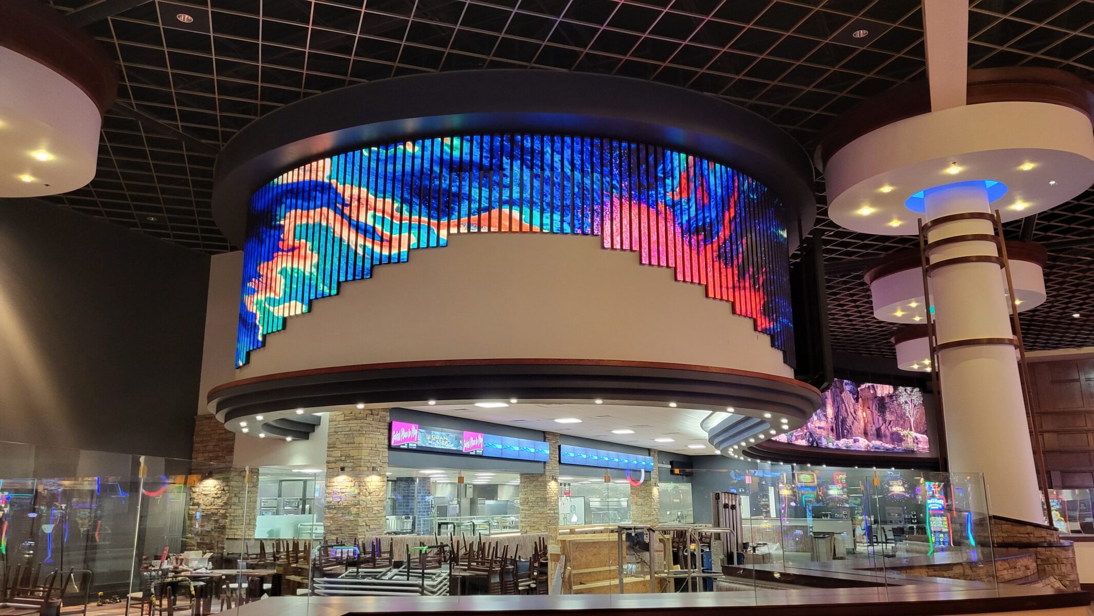 JCM installs digital art feature at Grand Casino
