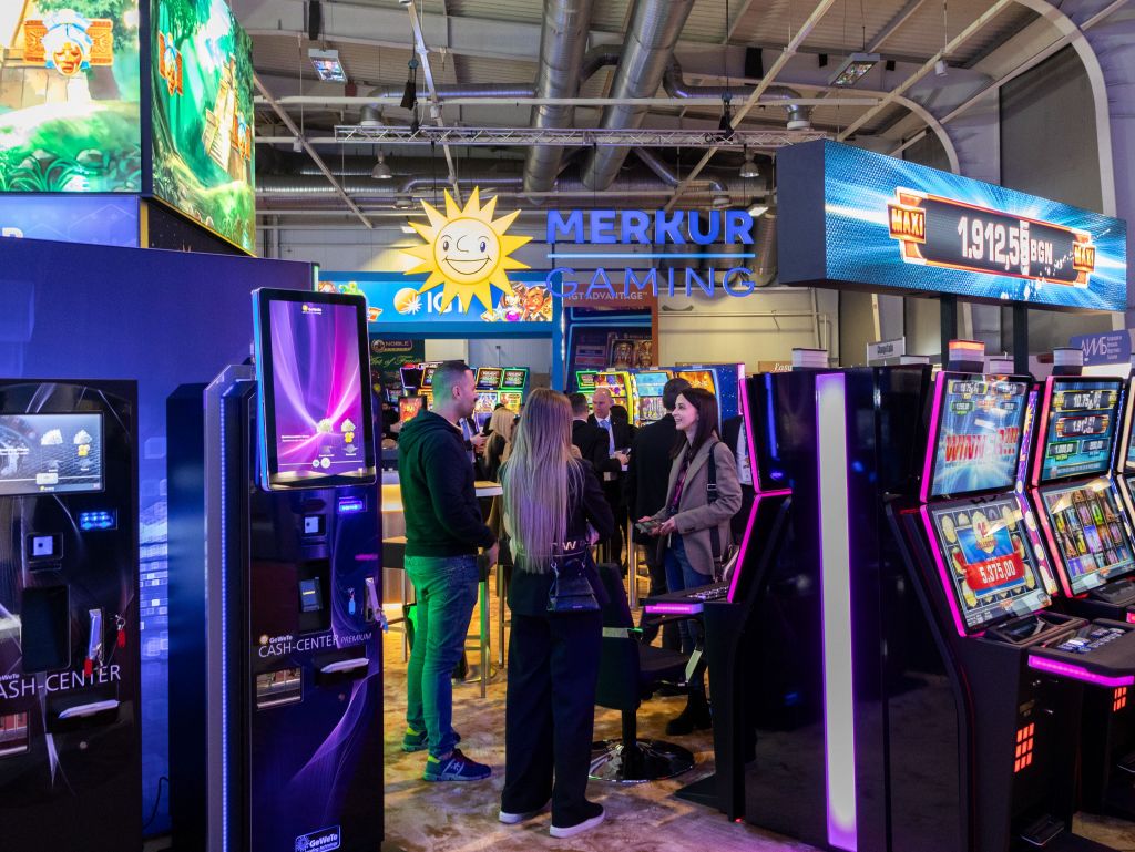 Merkur Gaming exhibits at BEGE