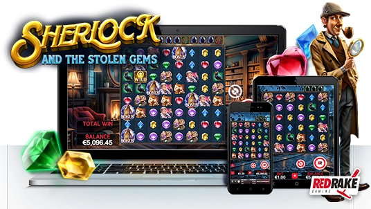 Red Rake Gaming Unveils “Sherlock and the Stolen Gems,” a Slot Full of Mysteries and Big Wins