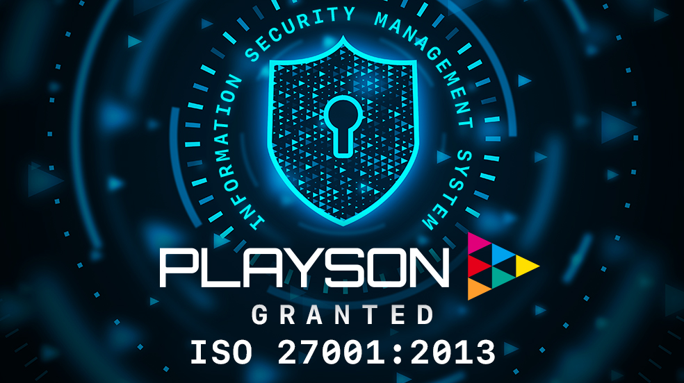 Playson nets ISO 27001 certification