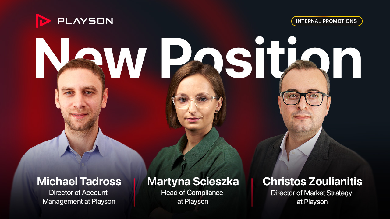 Playson invests in workforce with trio of promotions