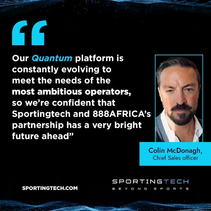 888AFRICA hits the jackpot with Sportingtech