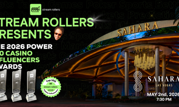 StreamRollers 2026 Announces Top 100 Casino Influencers Following First Ever Awards at SAHARA Las Vegas