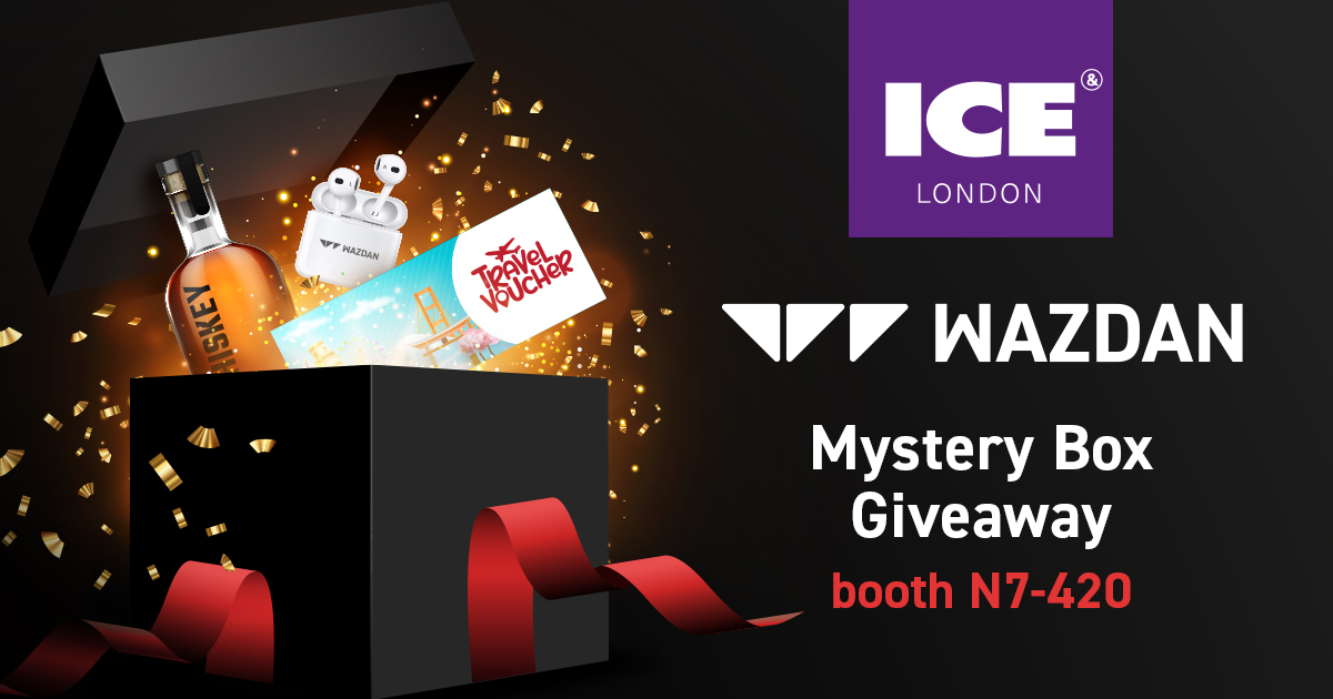 Wazdan to return to ICE with Mystery Box Giveaway
