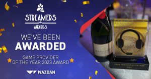 wazdan streamers awards Wazdan emerges as Game Provider of the Year 2023 at the Streamers Awards