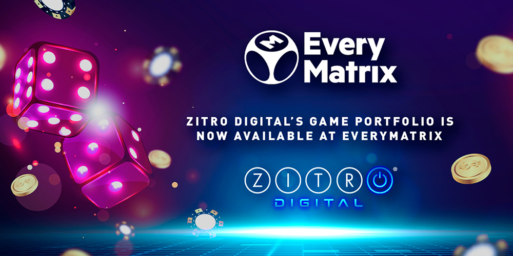 Zitro Digital secures partnership with EveryMatrix